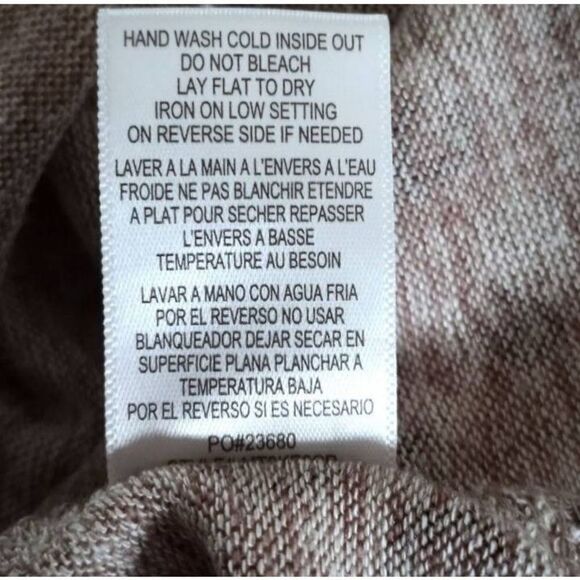 BOBEAU BEIGE & BLACK HOODIE SZ.S EUC. - Picture 6 of 6